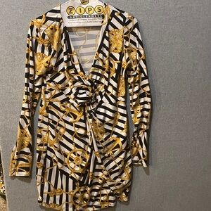 Stylish Nautical Patterned Dress